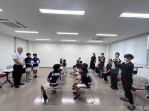 サガン鳥栖選手との集合写真