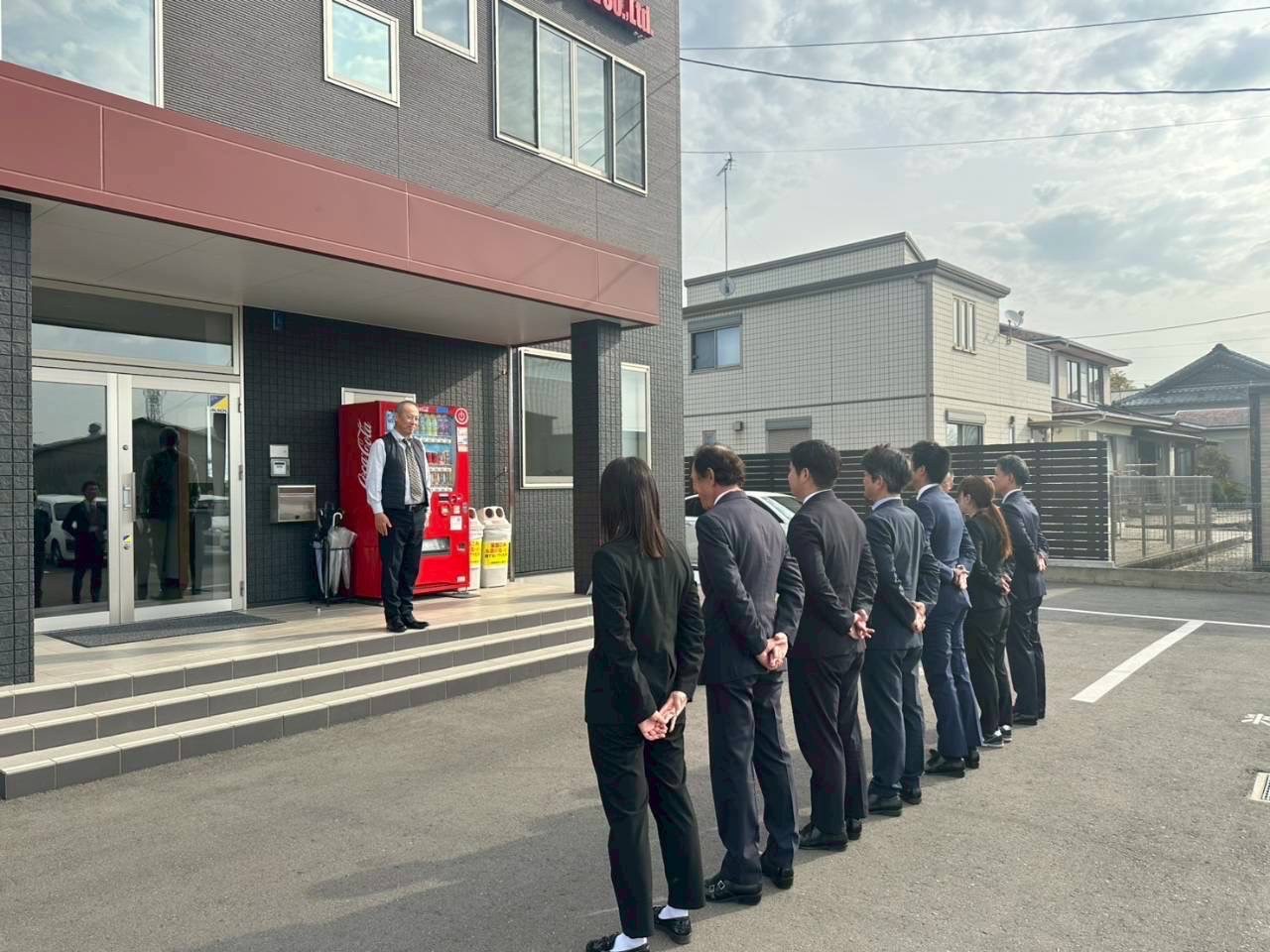 中野社長の挨拶の様子