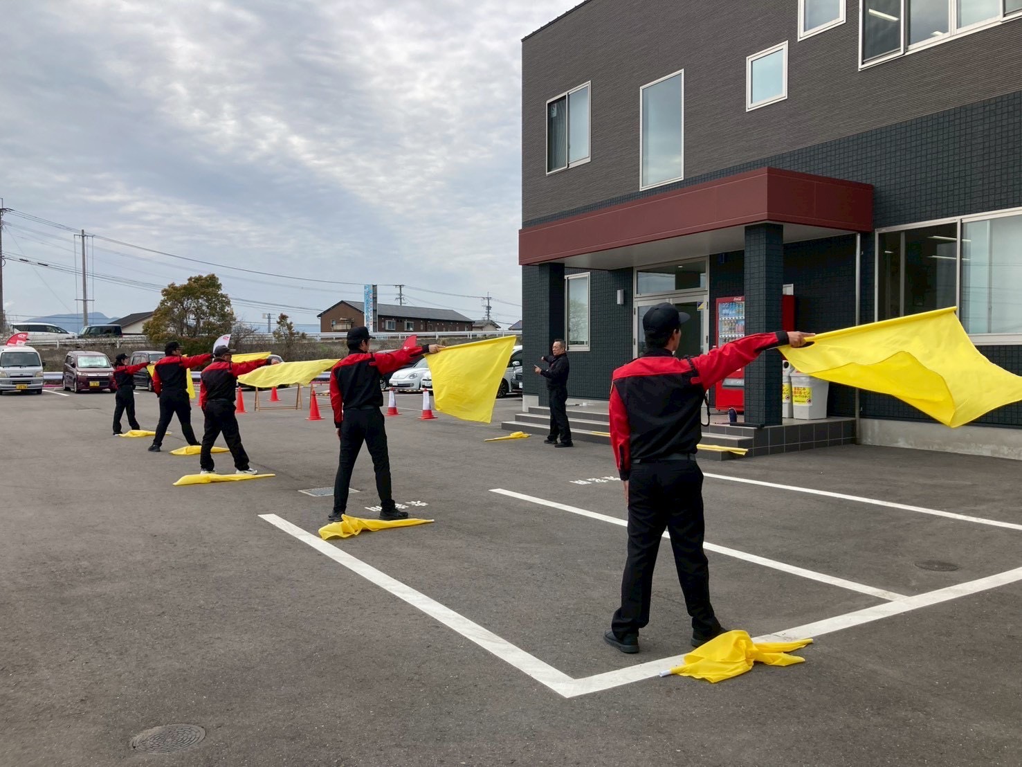 交通誘導警備業務2級の社内訓練風景5